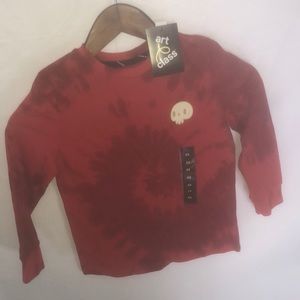 Xs art class long sleeve shirt youth skull